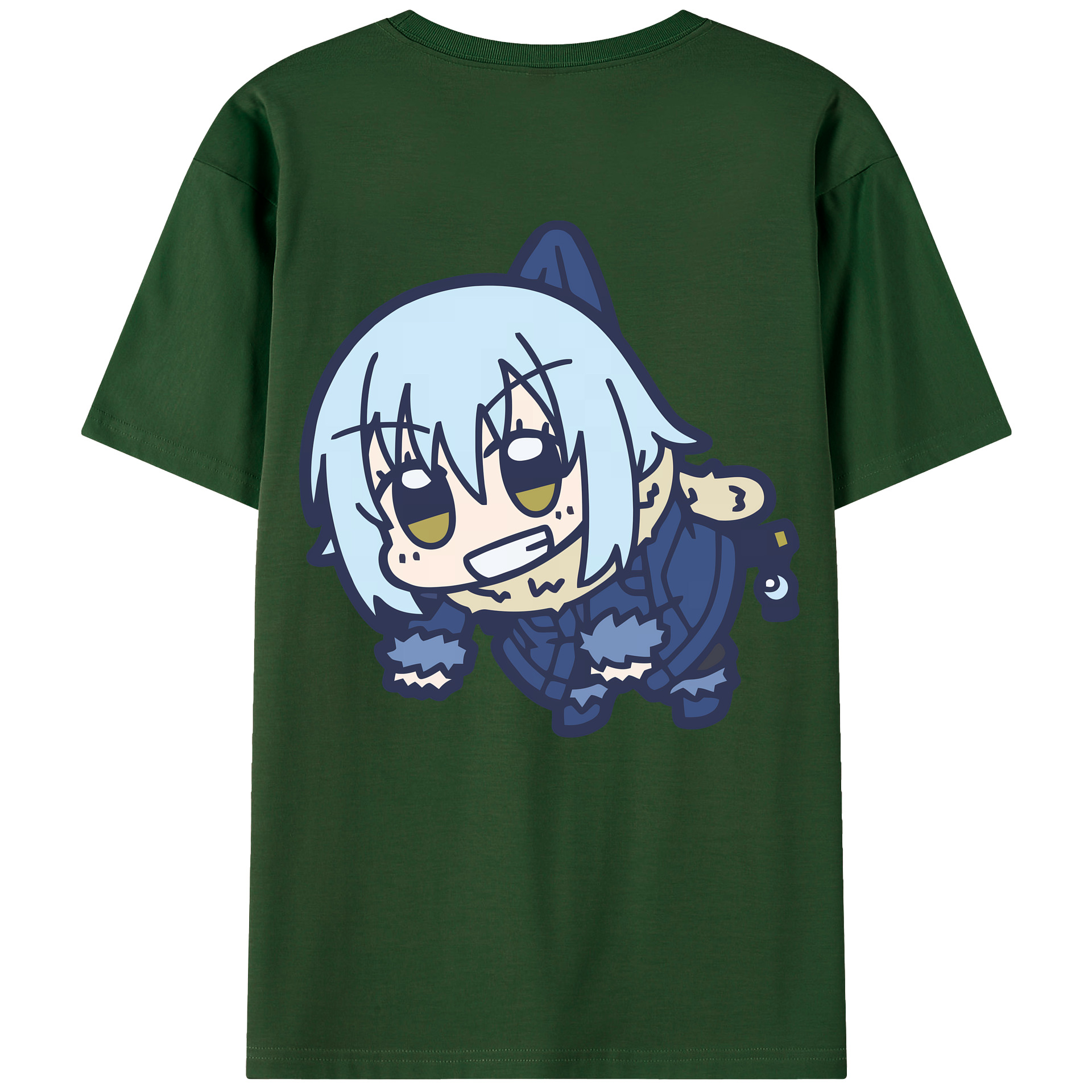 （画像用） 転スラ Regarding Reincarnated to Slime 綿100％半袖Tシャツ（背面プリント）